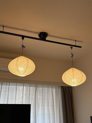 Amazon.co.jp: 和室照明 リネンのランプシェード 2点セット侘寂風 40cm