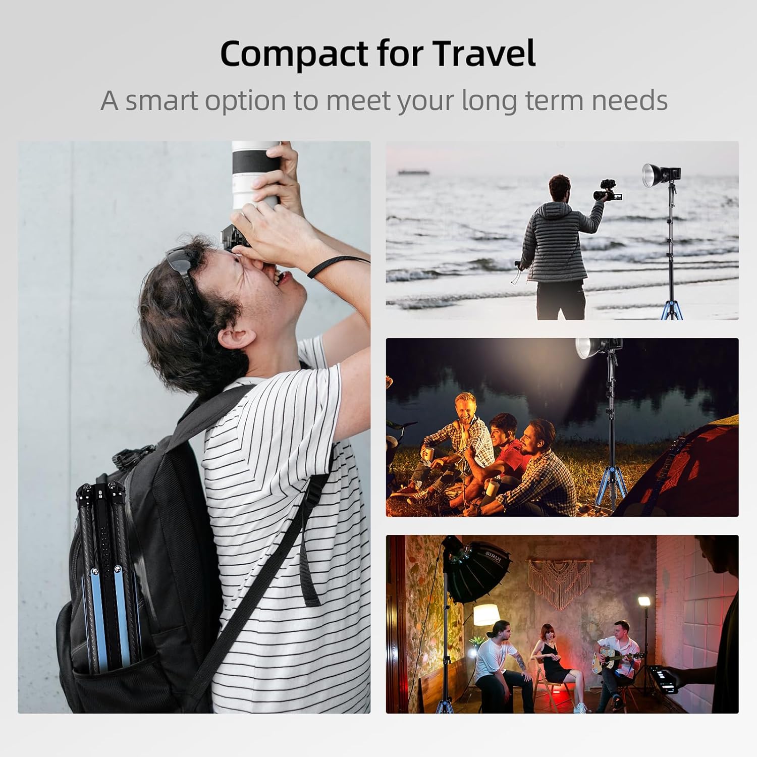 Sirui DK18 Carbon Fiber Light Stand Air Cushioned Light Stand