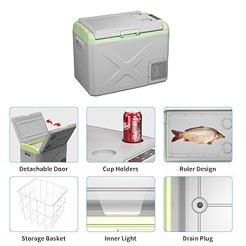 Alpicool D30 DC 12V/24Vミニ引き出し冷蔵庫30L Alpicool D30 Portable Fridge - Ultimate Cooling Solution