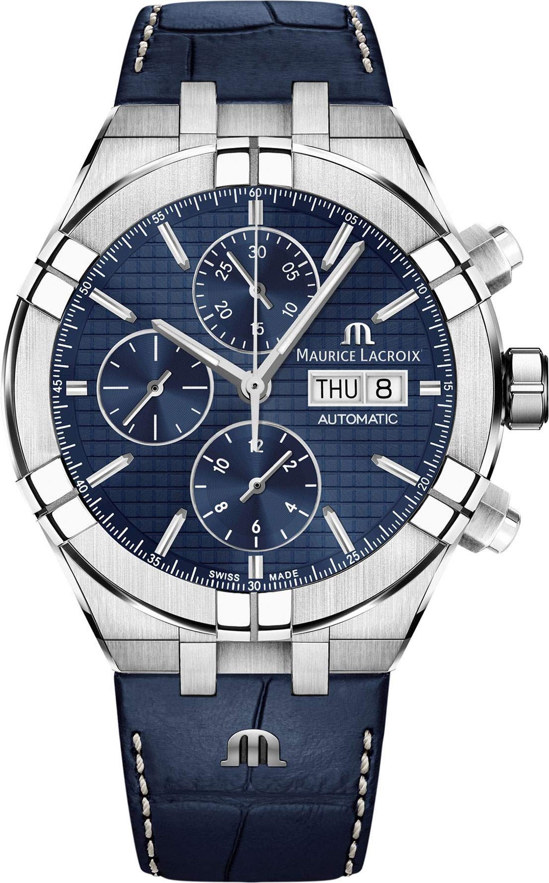 Maurice Lacroix Aikon Black Dial 42mm Stainless Steel Automatic Swiss Watch AI6008-SS002-330-2