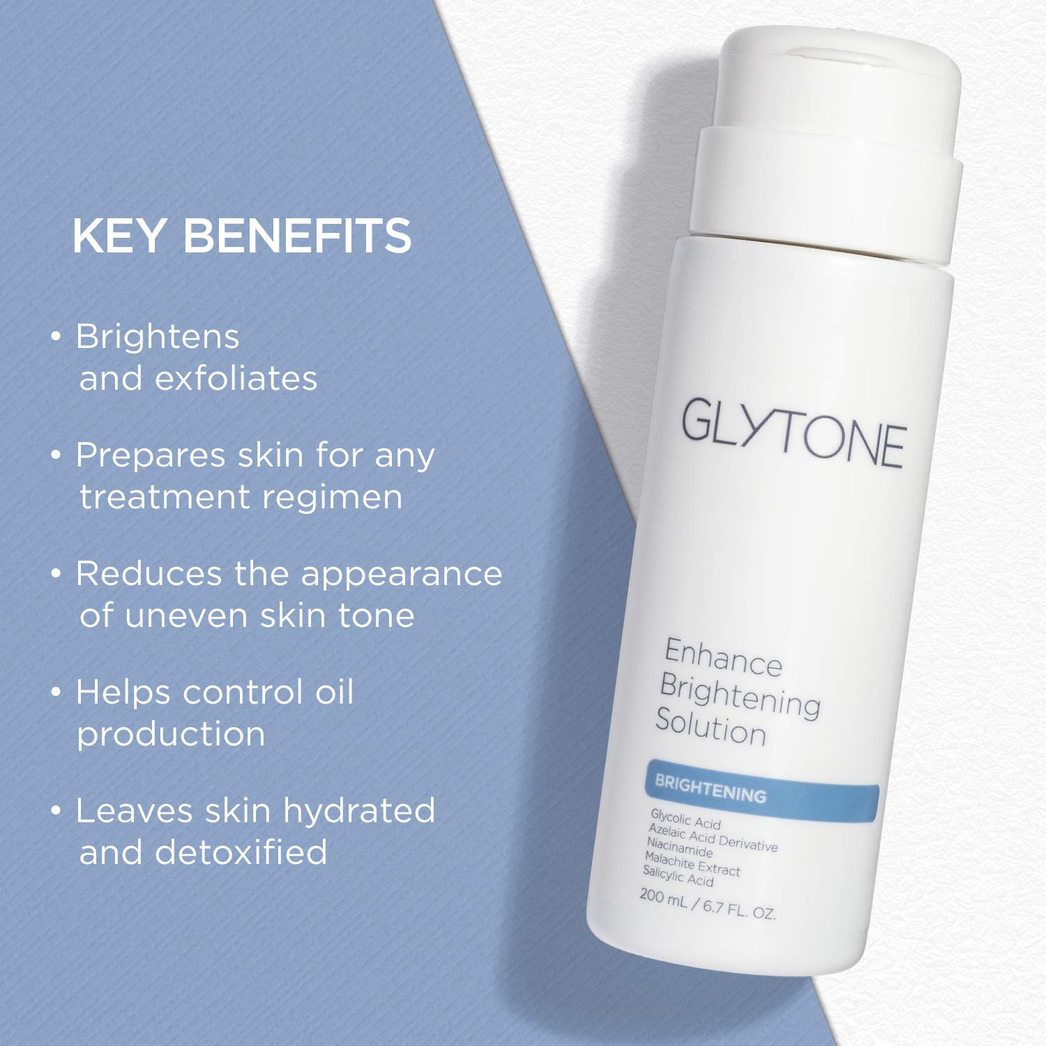 Glytone Enhance Brightening Exfoliating Toner with Glycolic Acid, 6.7 fl oz