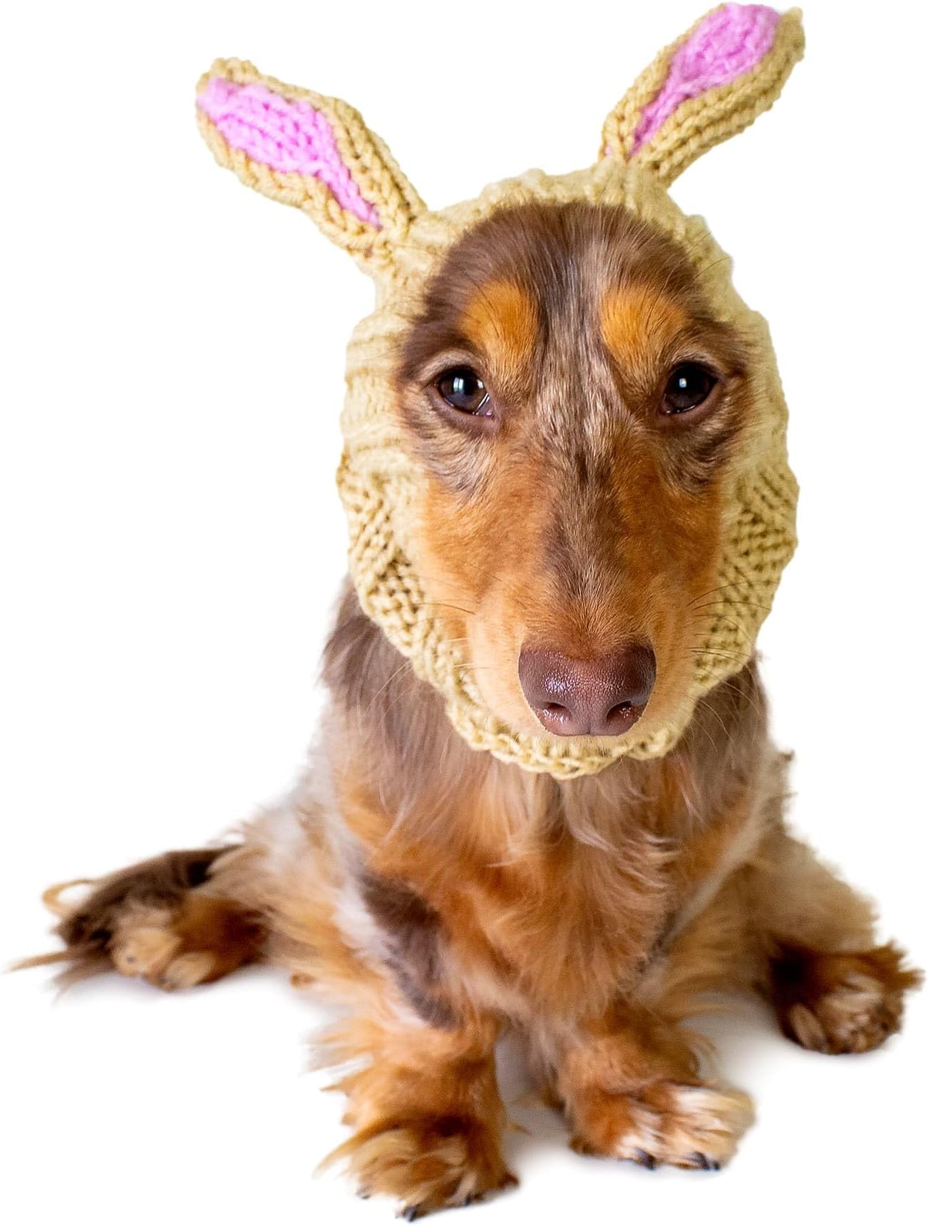 Zoo Snoods The Original Knit Jack Rabbit Dog Snood, Small