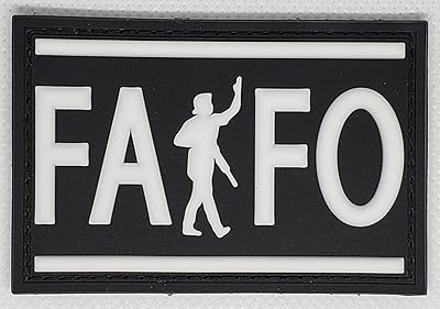 FAFO Patch - 3x2 PVC Morale Patch for Police or Military - Hook Backing