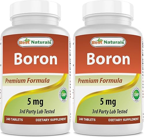 Best Naturals Boron Supplements 5 mg 240 comprimidos (240 unidades (paquete de 2)) Best Naturals Boron Supplements 5 mg 240 comprimidos (240 unidades (paquete de 2))