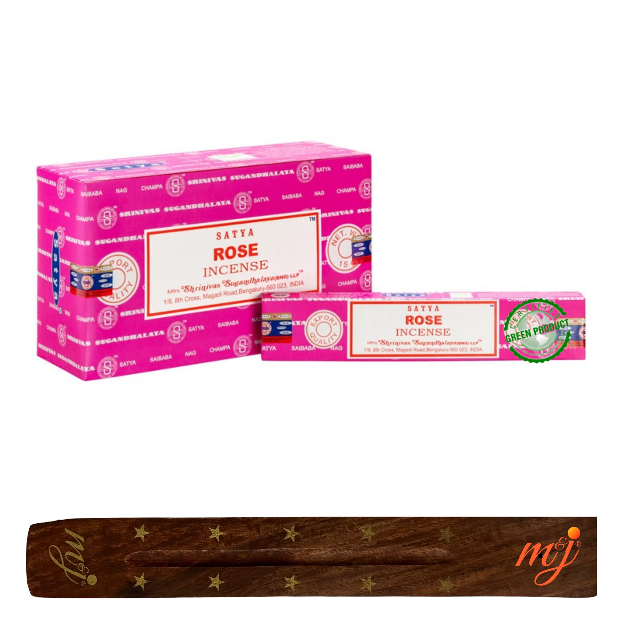 Original Satya Nag Champa Rose Incense Sticks
