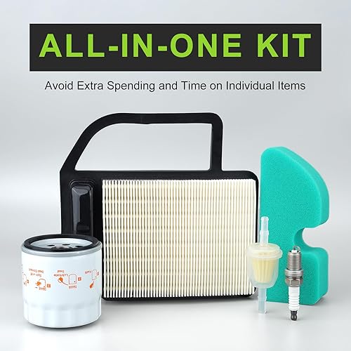 Miniatura 9 de LTX 1045 Kit de mantenimiento de afinación del filtro de aire para Cub Cadet LT1042 LT1045 LTX1040 LTX1042 LTX1045 RZT42 Toro 98018 LX420 LX460