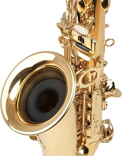 Vaguelly Silenciador de silicona para saxofón de silenciador, amortiguador de silencio para saxofón alto tenor, accesorio