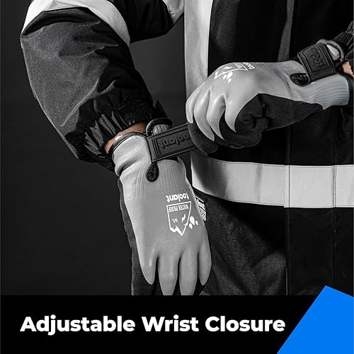 Vista 14 de Guantes 100% impermeables para hombres y mujeres, guantes de trabajo de invierno para clima frío, Touchsreen, guantes de congelador con aislamiento