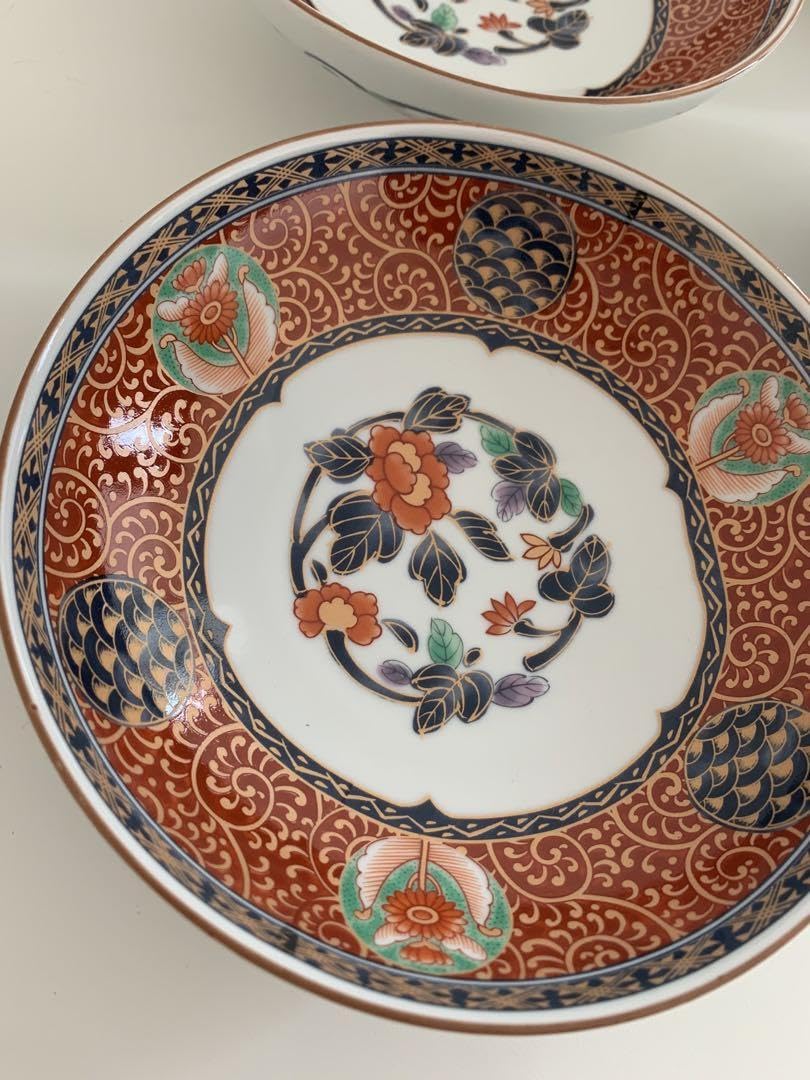 大皿4枚】 有田焼き 古伊万里 醍醐窯（直径30cm）