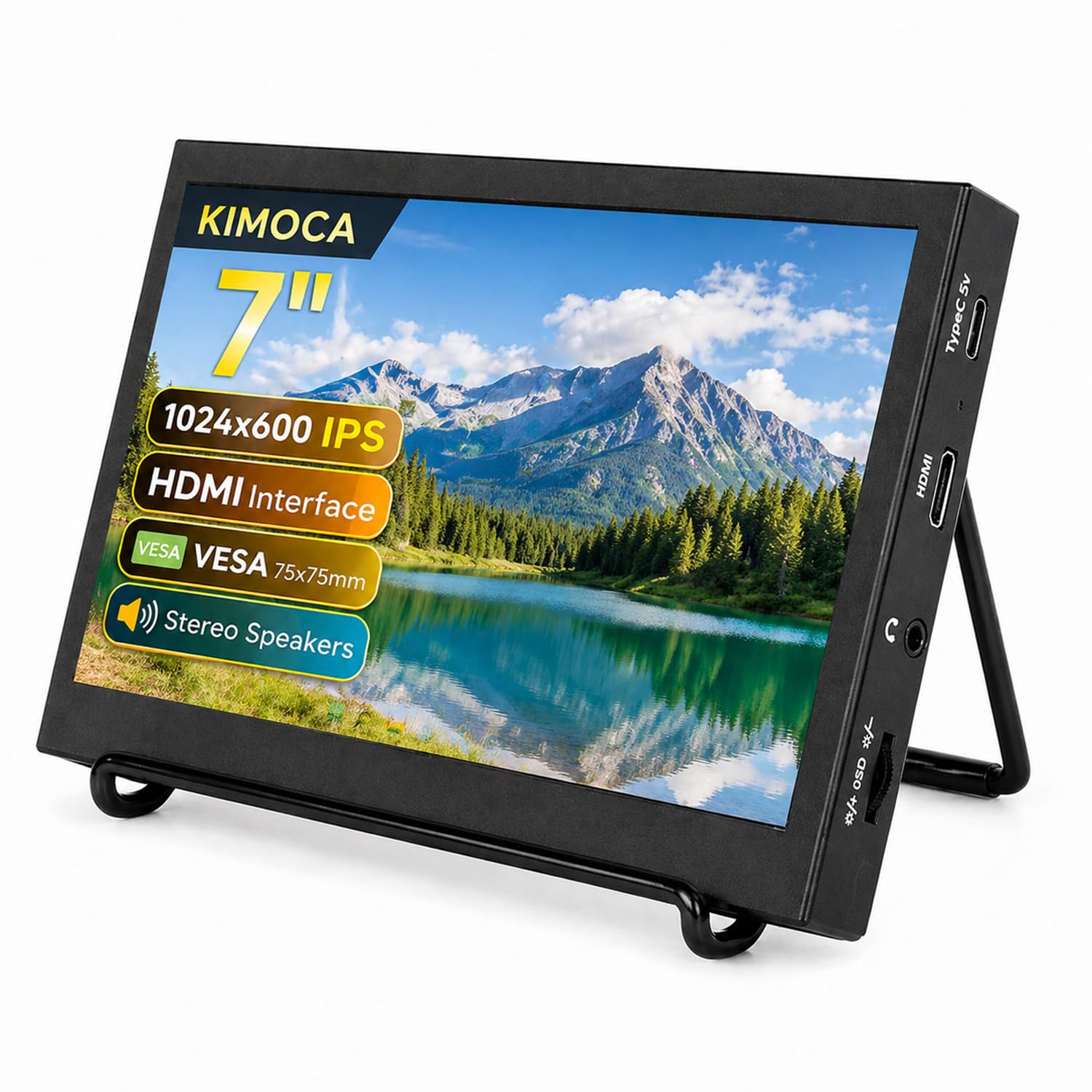 Amazon.co.jp: KIMOCA 7インチ モバイルモニター IPS液晶 1024×600