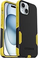 Vista 10 de OtterBox Funda para iPhone 16e, 15, 14 y 13 Commuter Series, color negro, delgada y resistente, apta para bolsillo, con protección de puerto