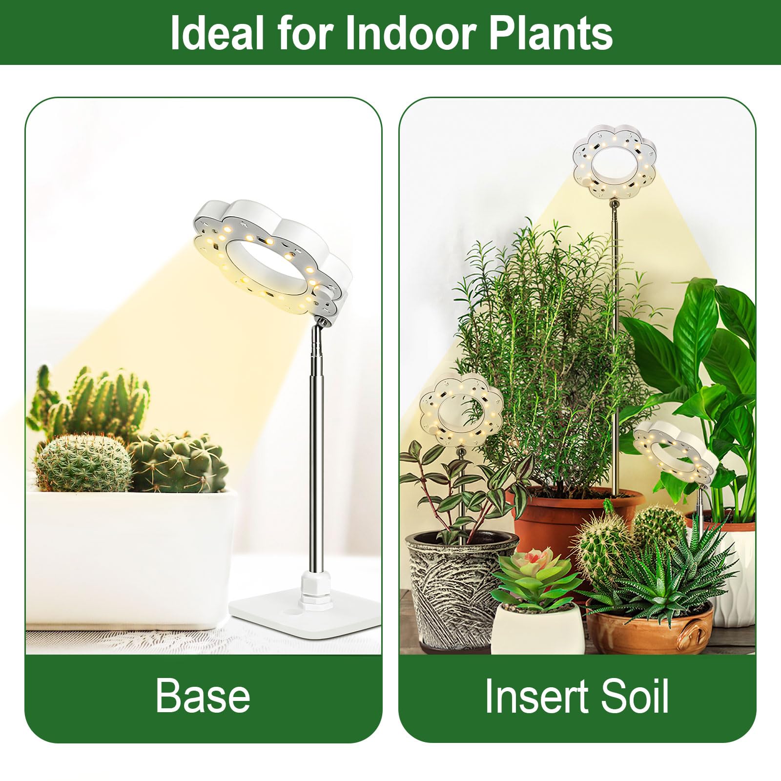 Amazon.com : Plant Grow Light for Indoor Plants 2 Packs Full