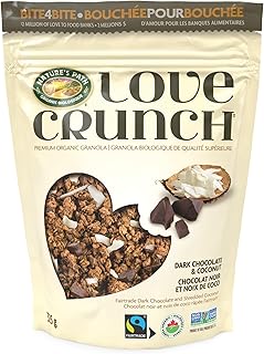 Love Crunch Organic Dark Chocolate & Macaroon Granola 325g Pouch