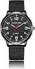 joeson leaders wrist watch 3 atm waterproof outdoor unisex watches casual quartz sports watch with nylon leather strap black strap