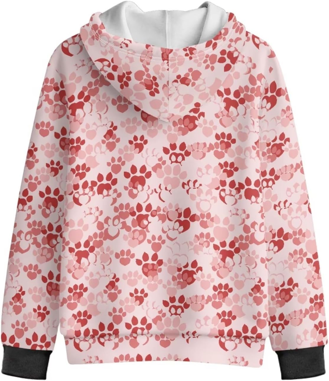 WELLFLYHOM Zip Up Sweatshirt Graphic Hoodies for Kids 6-16 Fleece Lined Girls Long Sleeve Sweater Top Full Zipper Tops