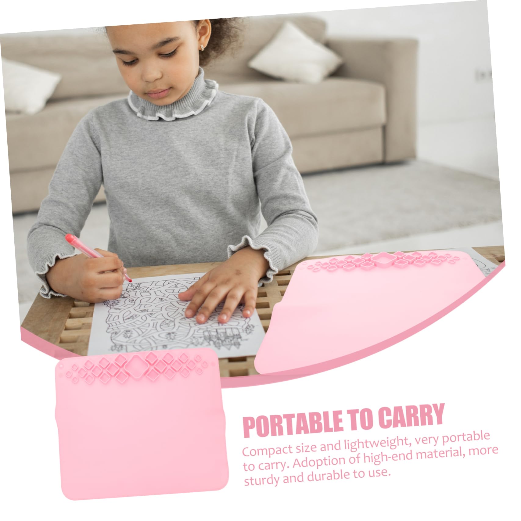 Uonlytech Silikon-bastelmatte Für DIY-projekte Gießen Und Malen Strapazierfähig Und Antihaftbeschichtet Für Kinderbastelarbeiten Und Epoxidhaltige Bastelarbeiten