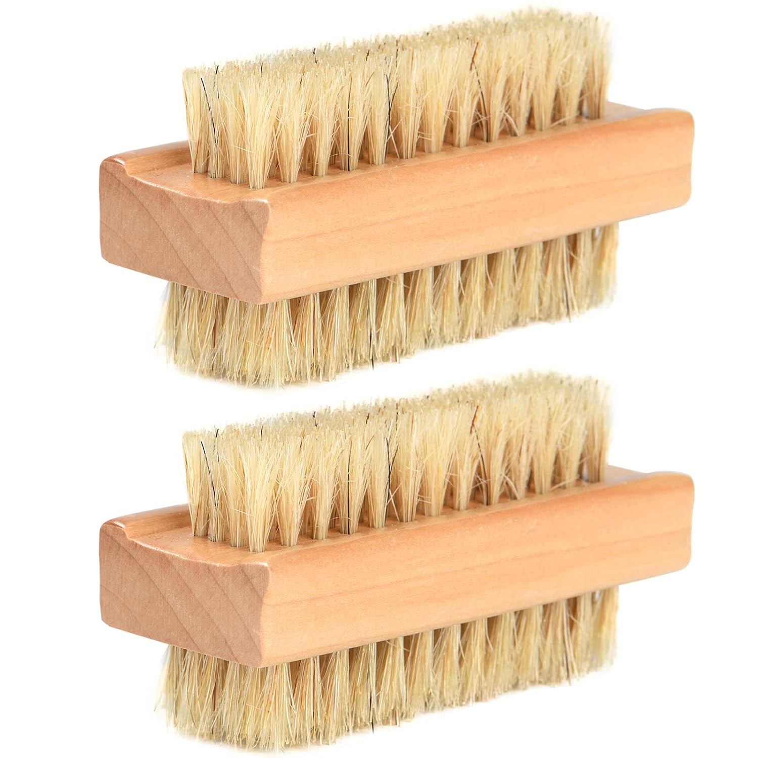 NonSlip Wooden Doublesided Hand and Nail Brush, Manicure