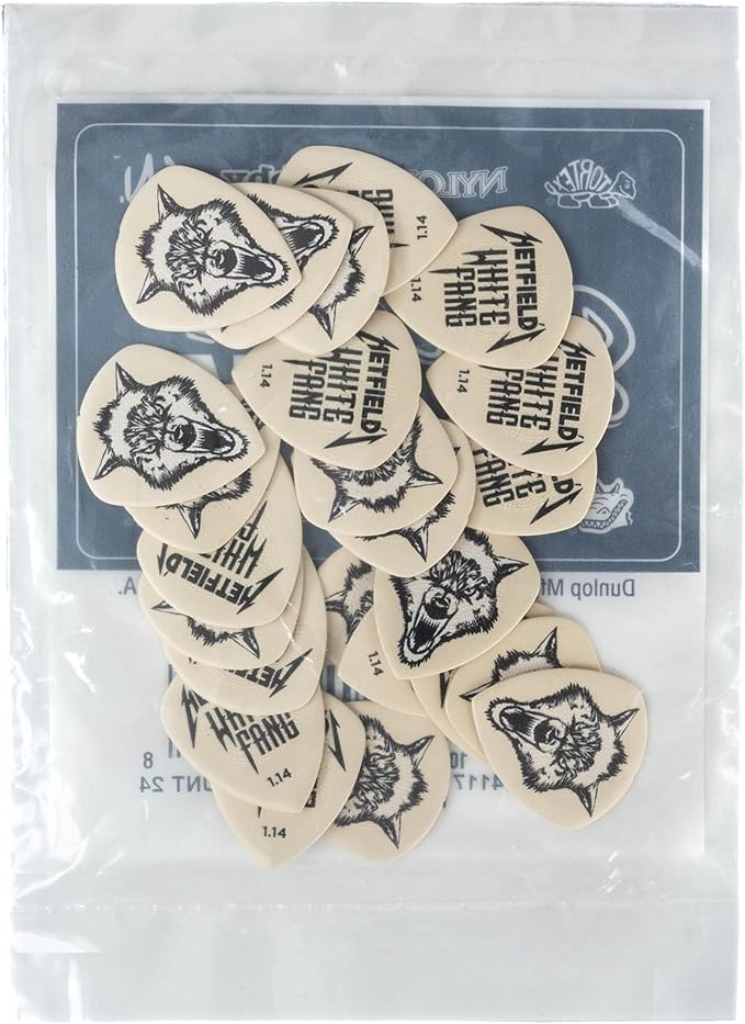 Jim Dunlop Hetfield's White Fang Custom Flow 1.14mm Guitar Picks