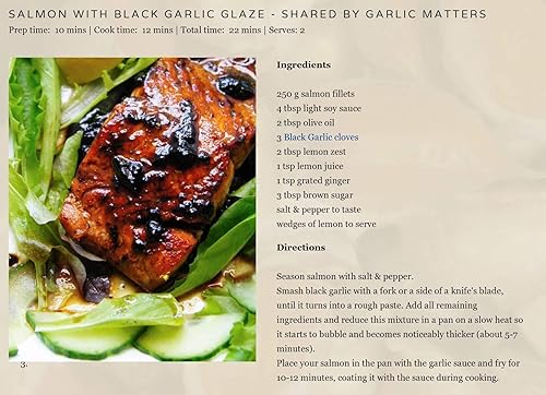 Miniatura 4 de Bulbos enteros de ajo negro orgánico 3/4 lb