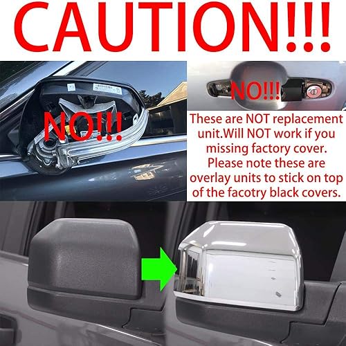 Miniatura 4 de Cubierta de 3 capas de triple cromado lateral de 4 puertas con teclado+cubierta de portón trasero diseñada para Ford F-150 2004-2014