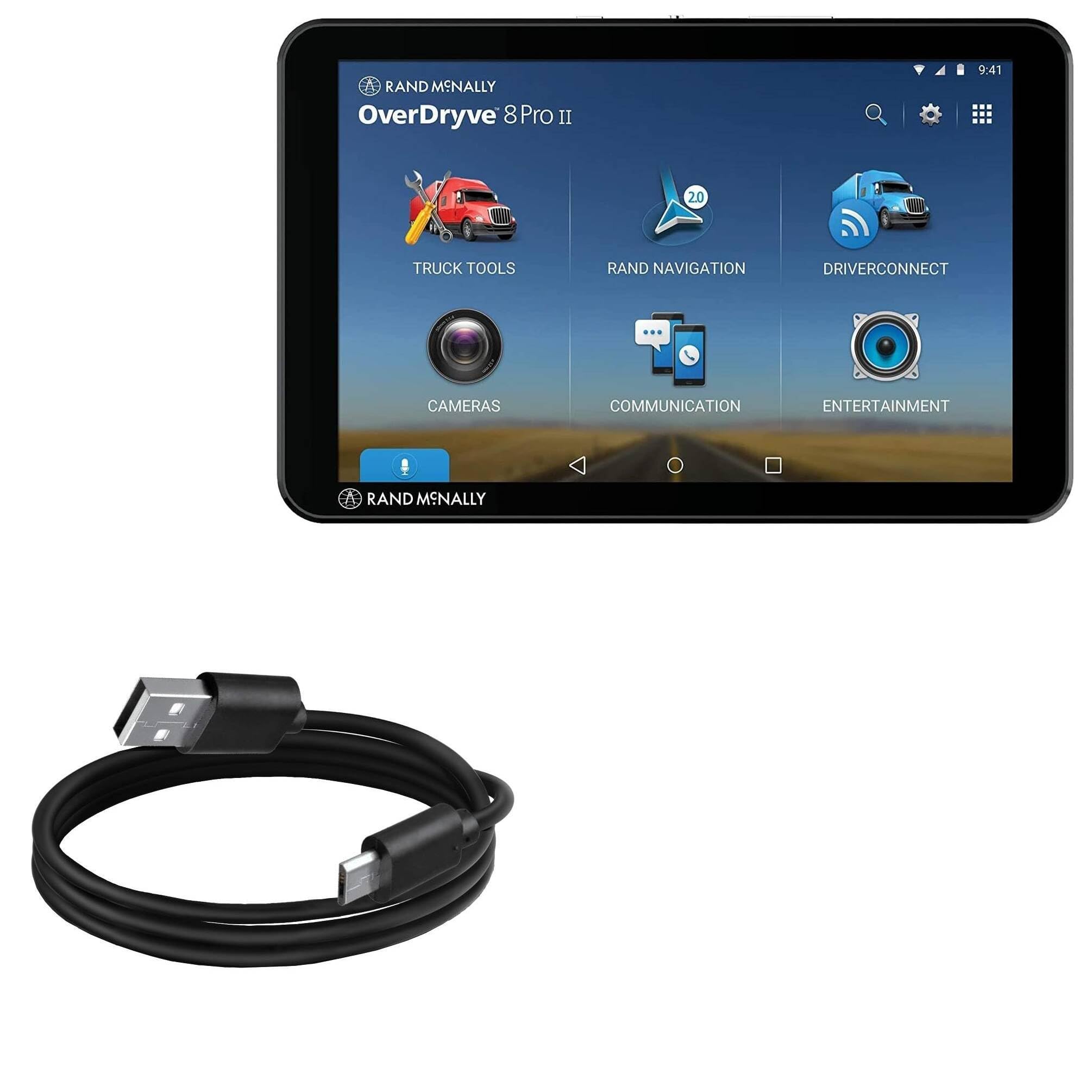Câble de charge et synchro Rand McNally OverDryve 8 Pro II BoxWave durable - 7