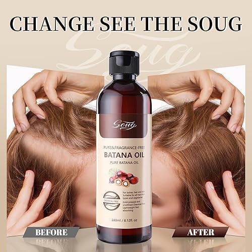 Miniatura 4 de Aceite de batana orgánico de sopa, 8.12 onzas para el crecimiento del cabello, aceite de bantana natural para el crecimiento del cabello, aceite