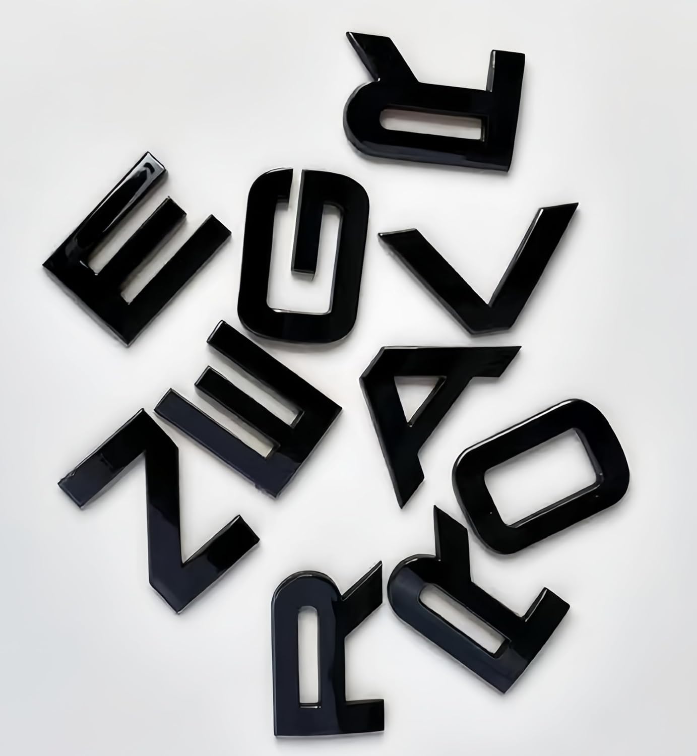 for Range Rover Emblem 3D Letters Replacement Part Badge Sticker Rear Body Decal Accessory (Black)