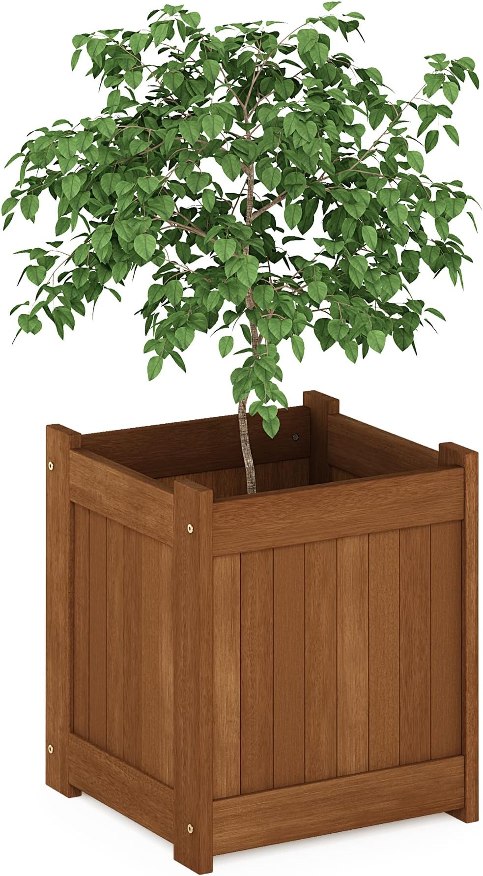 Furinno Tioman Planter, Natural, one size