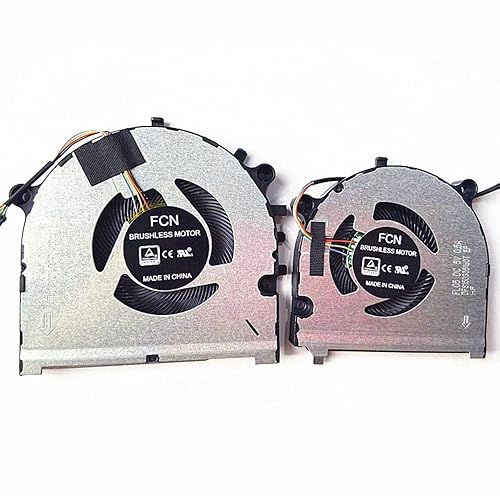 Fleshy Leaf Nuevo CPU+GPU Reemplazo del ventilador de refrigeración para Lenovo ThinkBook 14S-IWL 14S-IML K4-IWL S540-14IWL 6Pro-14IWL Serie