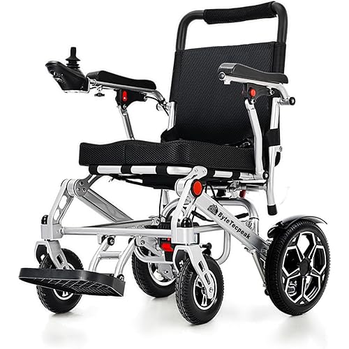 [2026 Upgrade] Electric Wheelchairs for Adults Foldable,Lightweight 15 Miles Motorized Wheelchairs for All-Terrain,Durable Power Wheelchair for Seniors,500W Motor Wheelchair,36 LBS,Airline Approved
