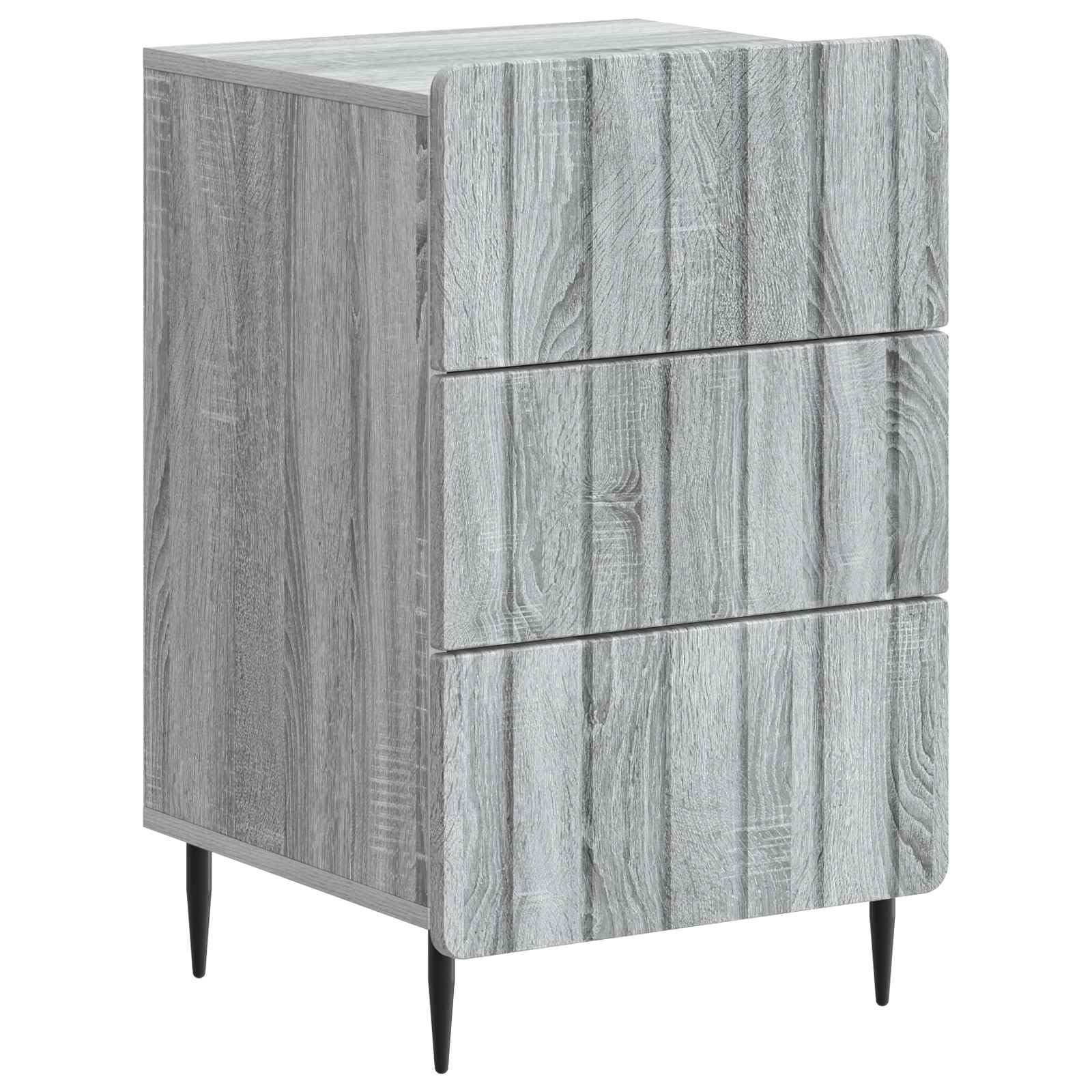 Table de chevet gris Sonoma pour créer une ambiance moderne dans le salon ou la chambre