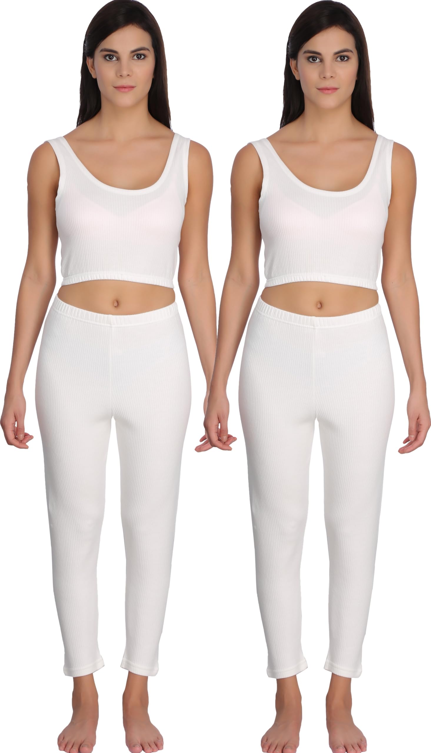 selfcare Womens Winter's Wear Polycotton Sleeveless Top - Pyjama Set Thermal-picture-27