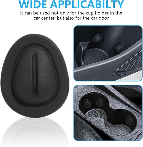 Miniatura 5 de 8 piezas reductor de tamaño de portavasos de goma, antivibración, para automóvil, vehículo, camión, caravana y más