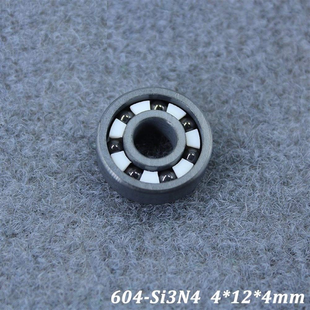 604 604CE Completa cojinete de cerámica (1 PC) Si3N4 Todo el Material de nitruro de silicio de cerámica rodamientos de Bolas 4 * 12 * 4 mm YIJIAN