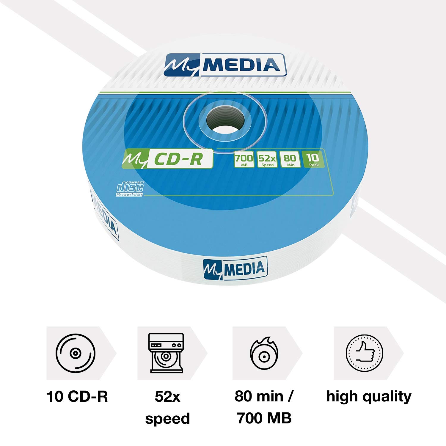 CD-R 700 MB 52x de Velocidad