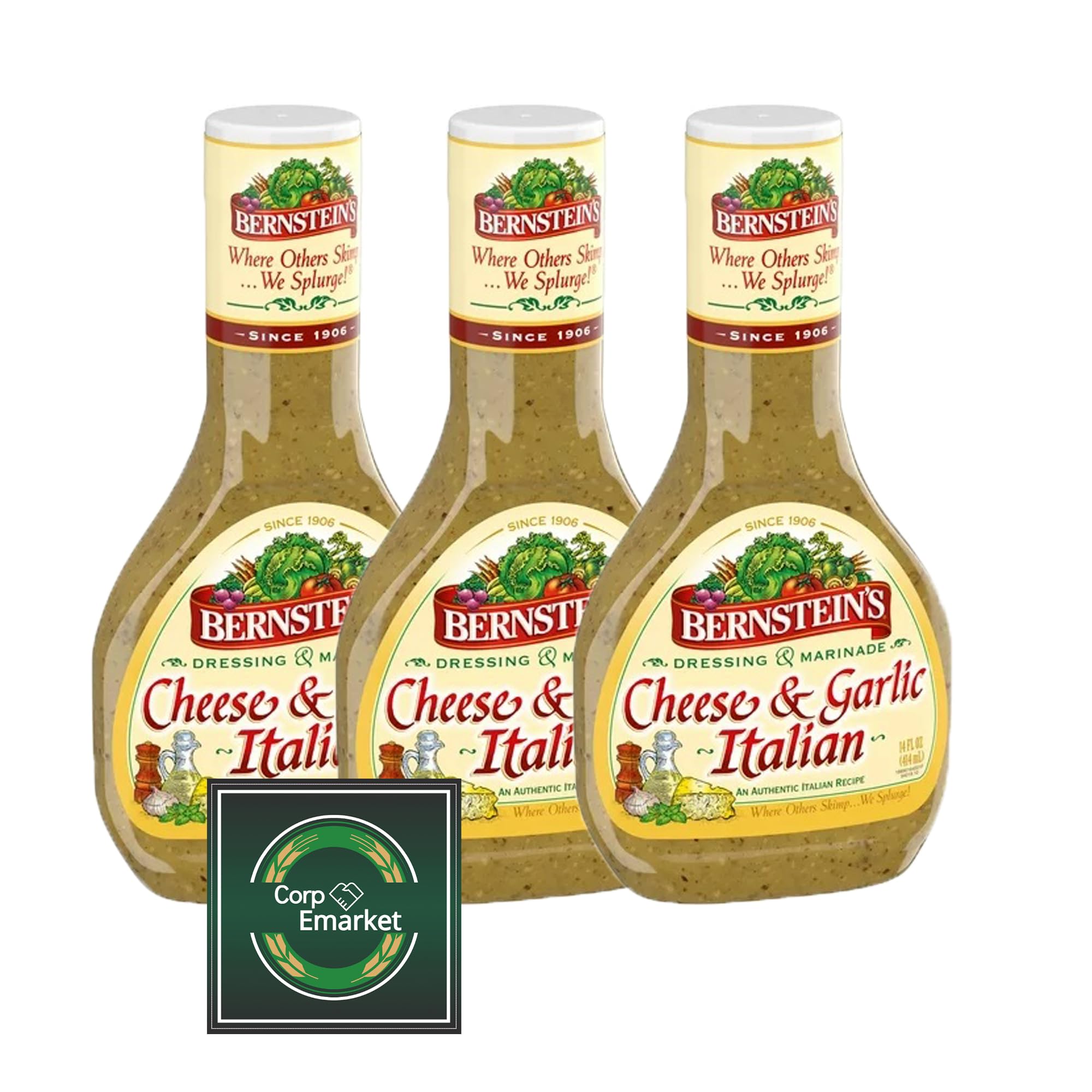Amazon.com : Corp Emarket Italian Dressing Cheese and Garlic