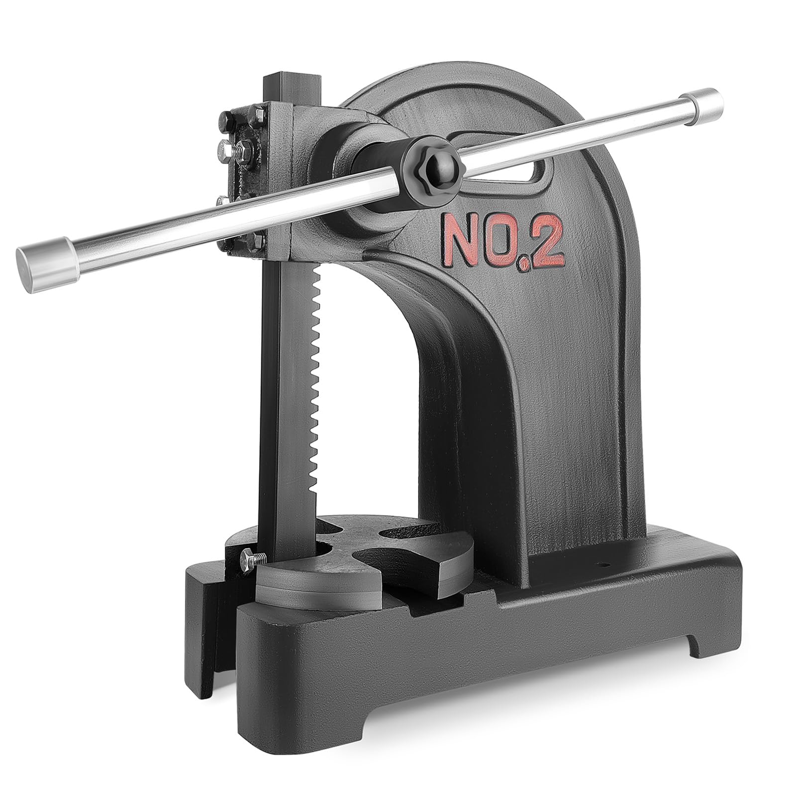 POWKOL 2 Ton Manual Arbor Press, 8.5 Inch Max Height Arbor presses, Cast iron material, Manual Press is Suitable for Punching, Bending, Stretching and