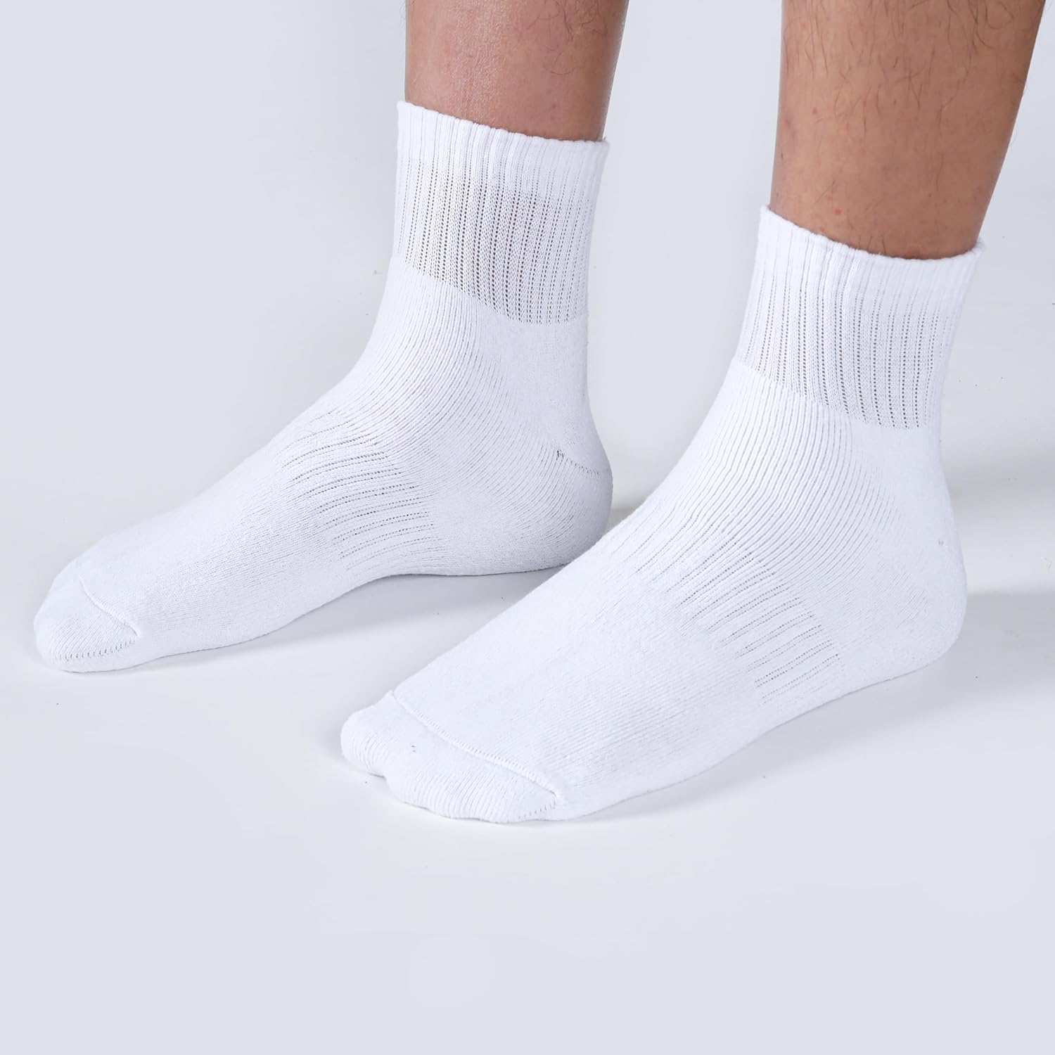 Men’s Cotton Socks -Moisture Wicking, Full Terry Cushion, Arch Support, Soft & Breathable - Image 9