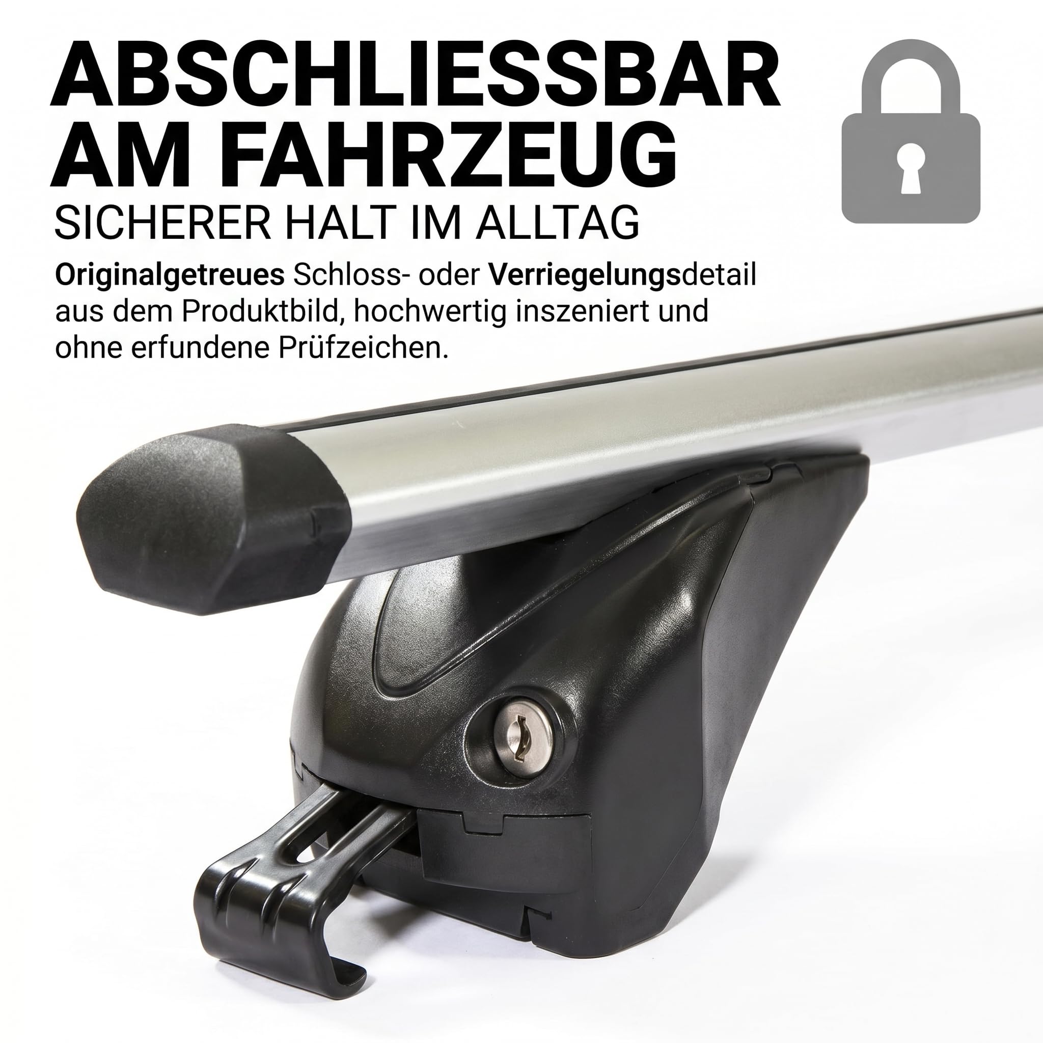 Dachträger/Relingträger VDP KING2 kompatibel mit Jaguar F-Pace (5 Türer) ab 16