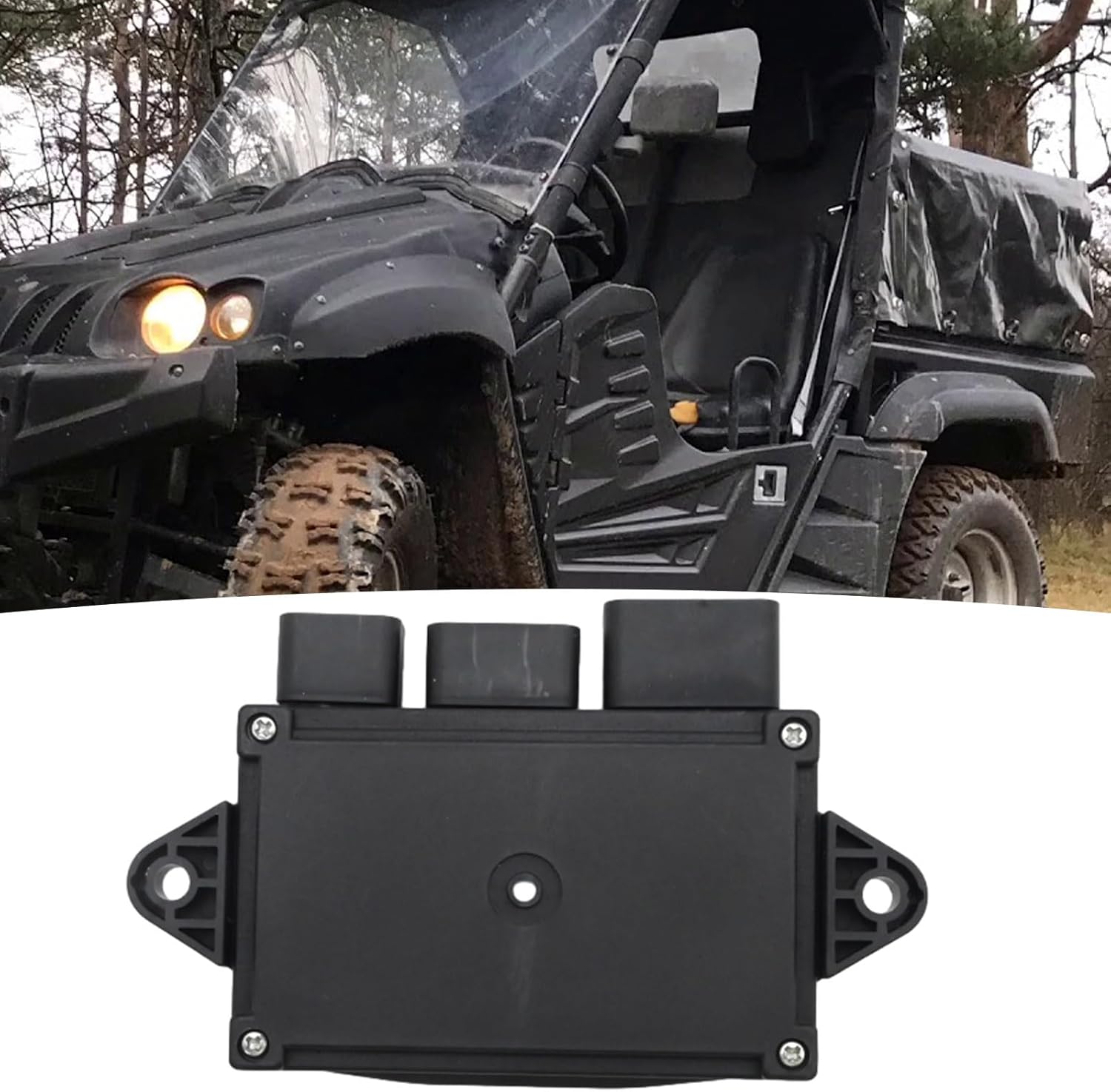 37700-115-0000 Central Relay Fuse Box, Replacement for Hisun UTV 400 Tactic 550 Replacement for Coleman Outfitter UT400, Replaces 37730-115N00-0000