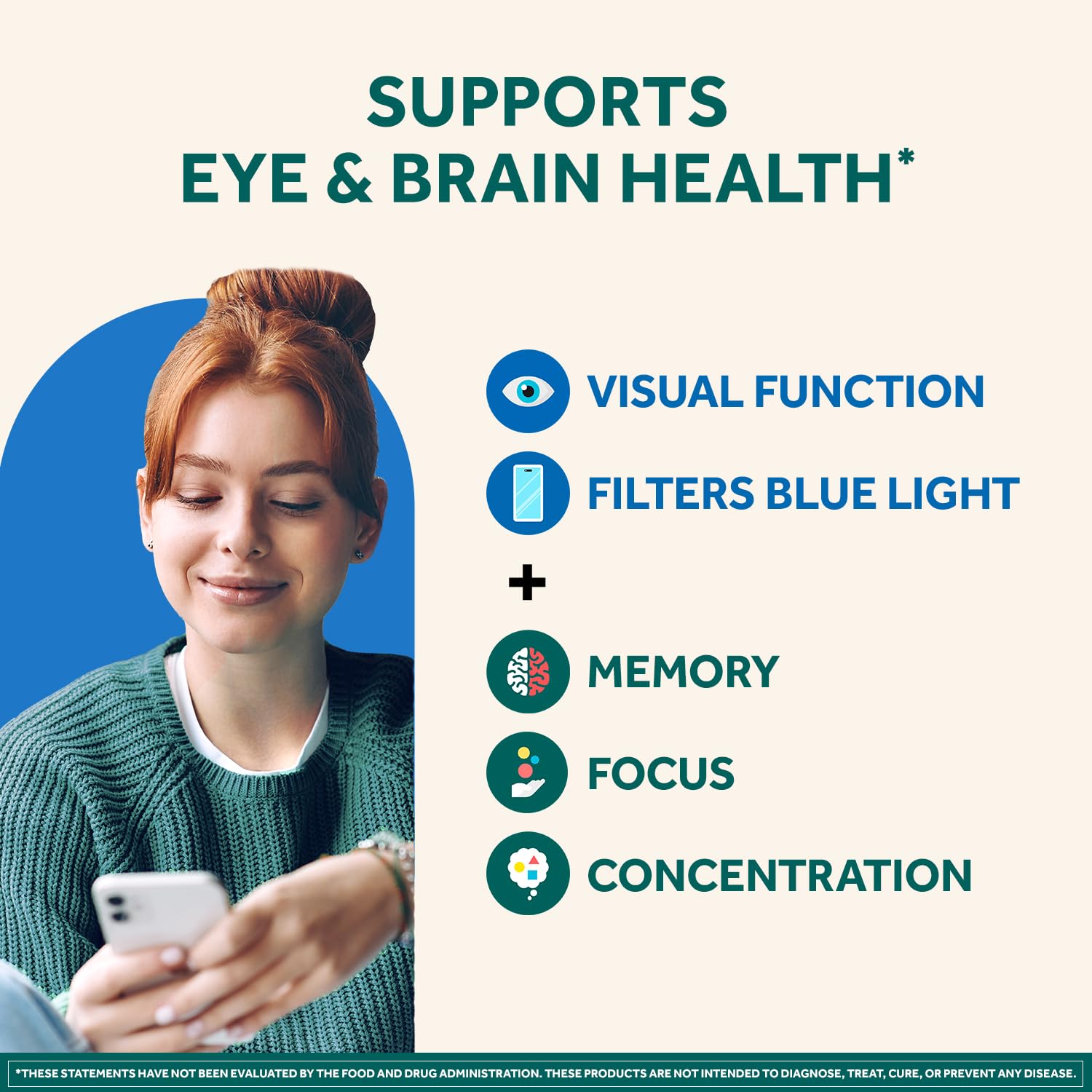 NEURIVA Brain + Eye Supplement - 30 Count Capsules — Amazon image 2