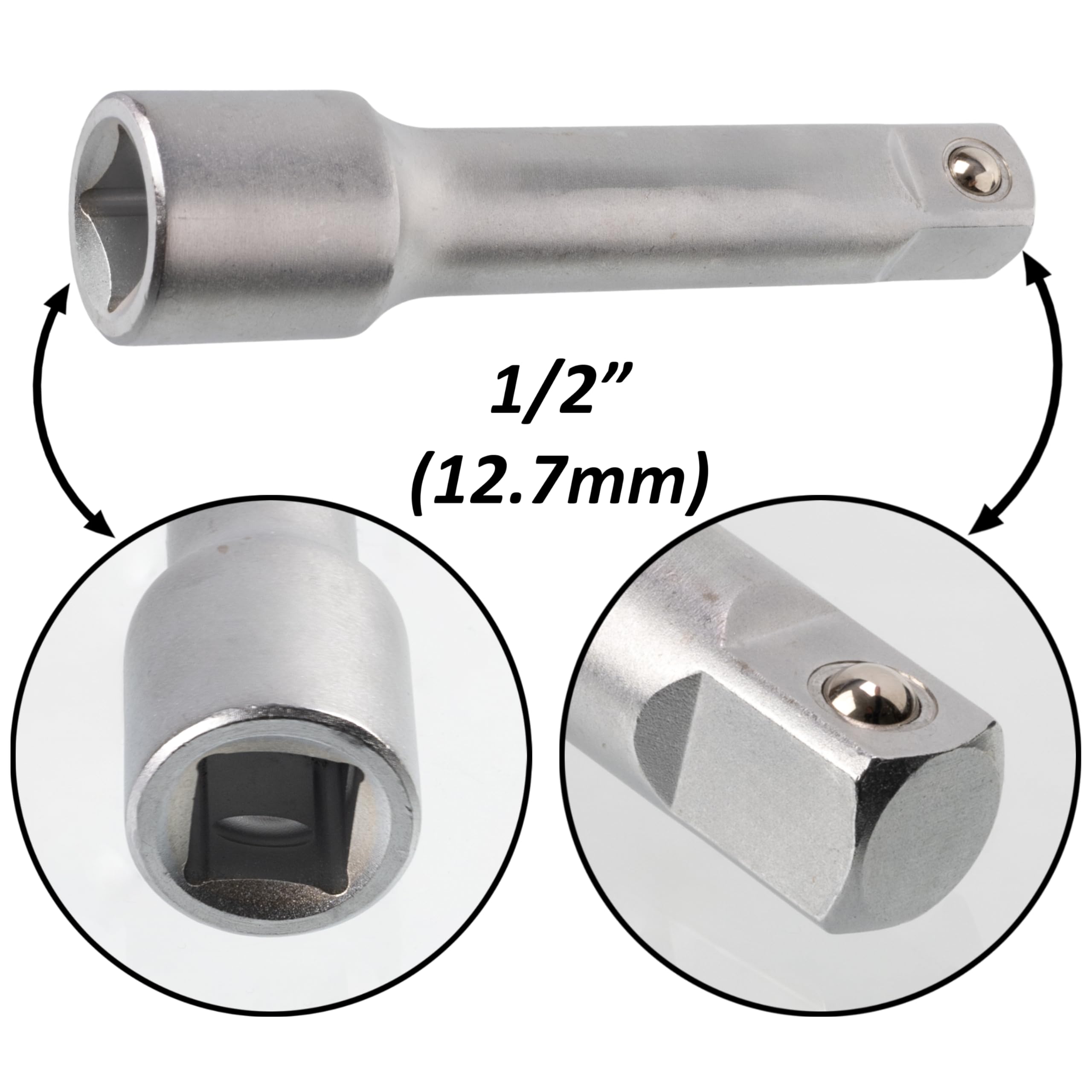 Steckschlüssel-Verlängerung 3/8" Länge 125mm