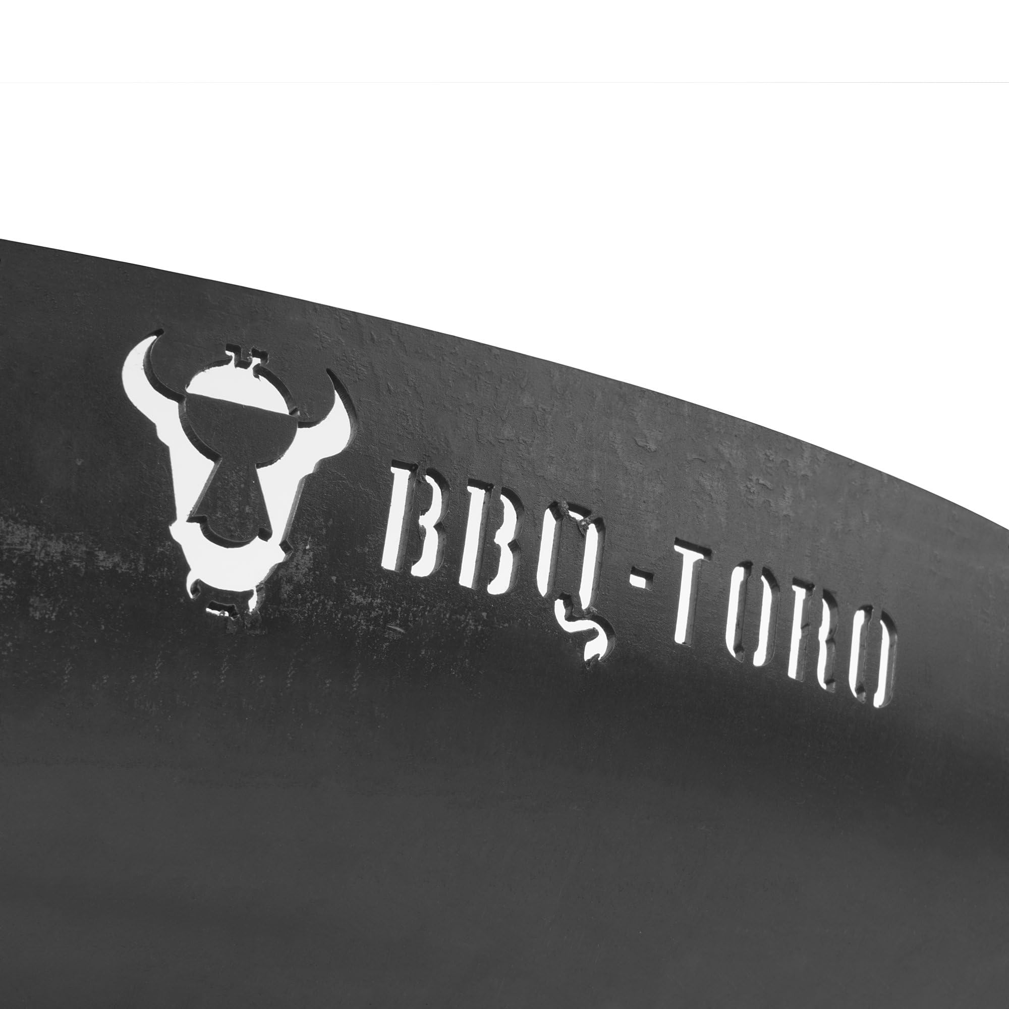 BBQ-Toro Brasero de 70 cm de diámetro | Negro | Brasero para exteriores con tres patas y dos asas | Brasero para el jardín, brasero de jardín, cuenco de fuego