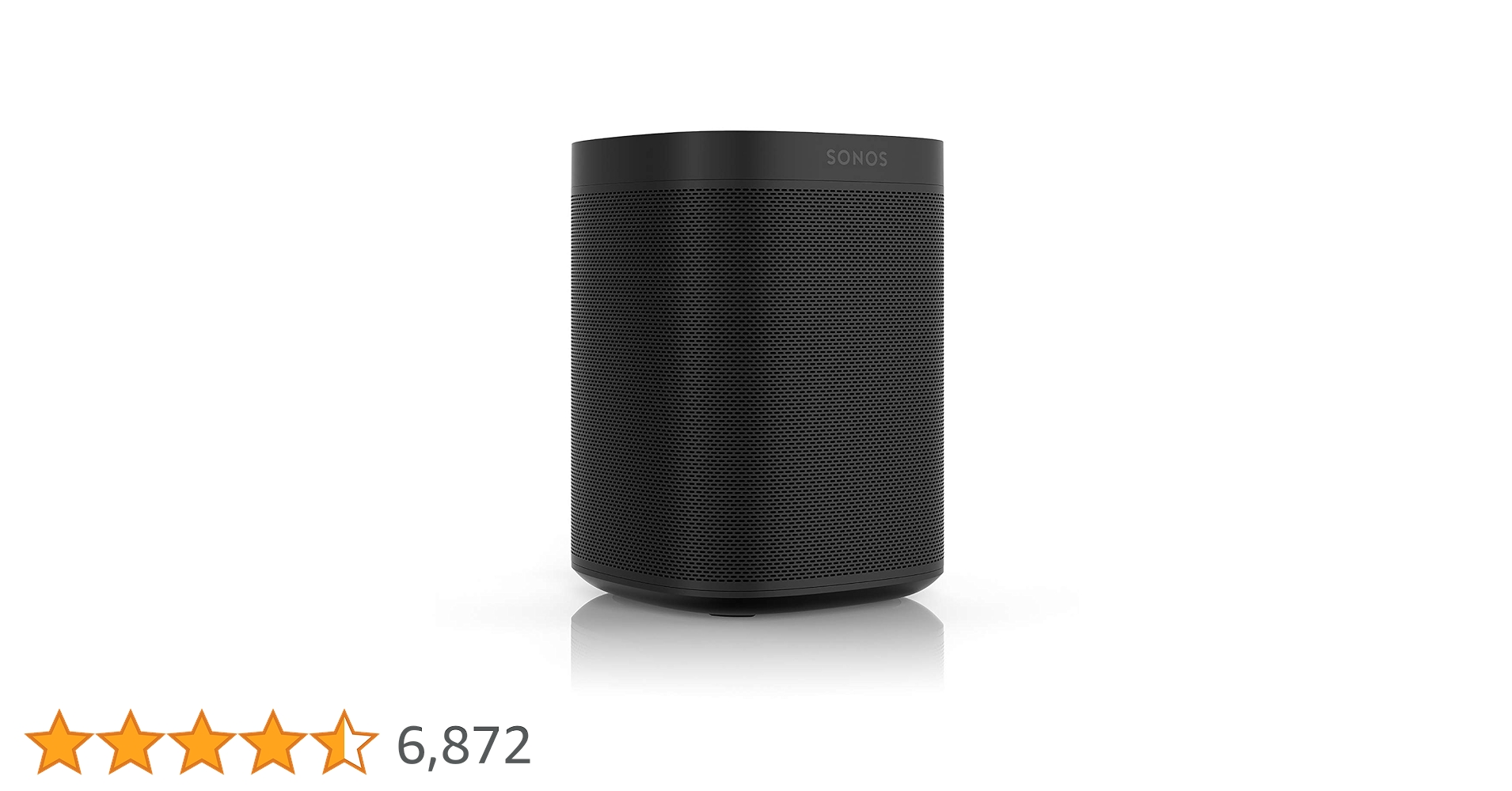 Sonos One (Gen 2) - Voice Controlled Smart Speaker With Amazon