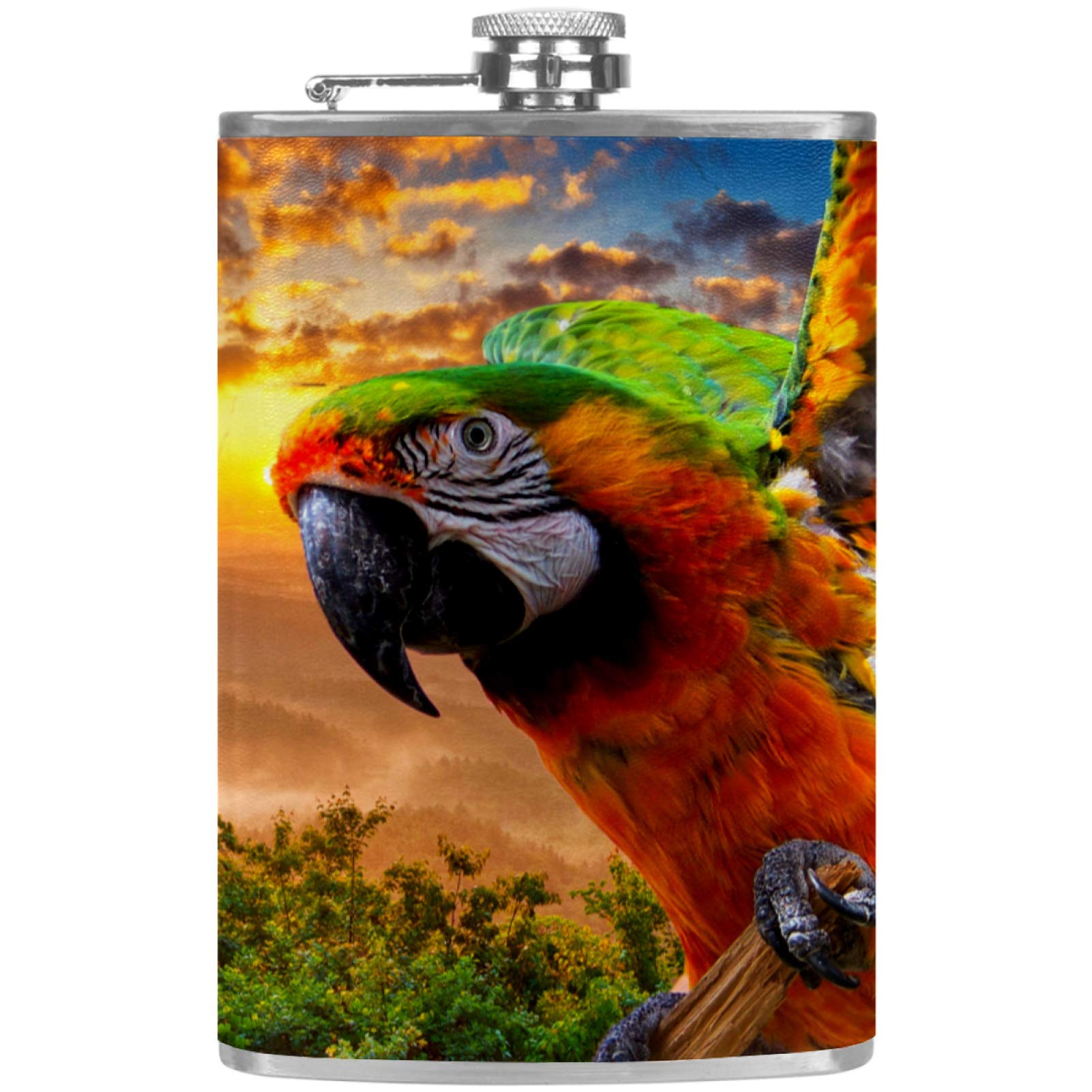 Flasque à whisky étanche pour le camping avec entonnoir de poche