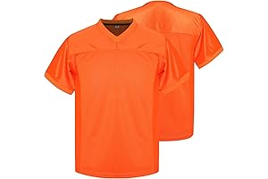 Blank Football Jersey for Kids, Sporty T-Shirt for Party