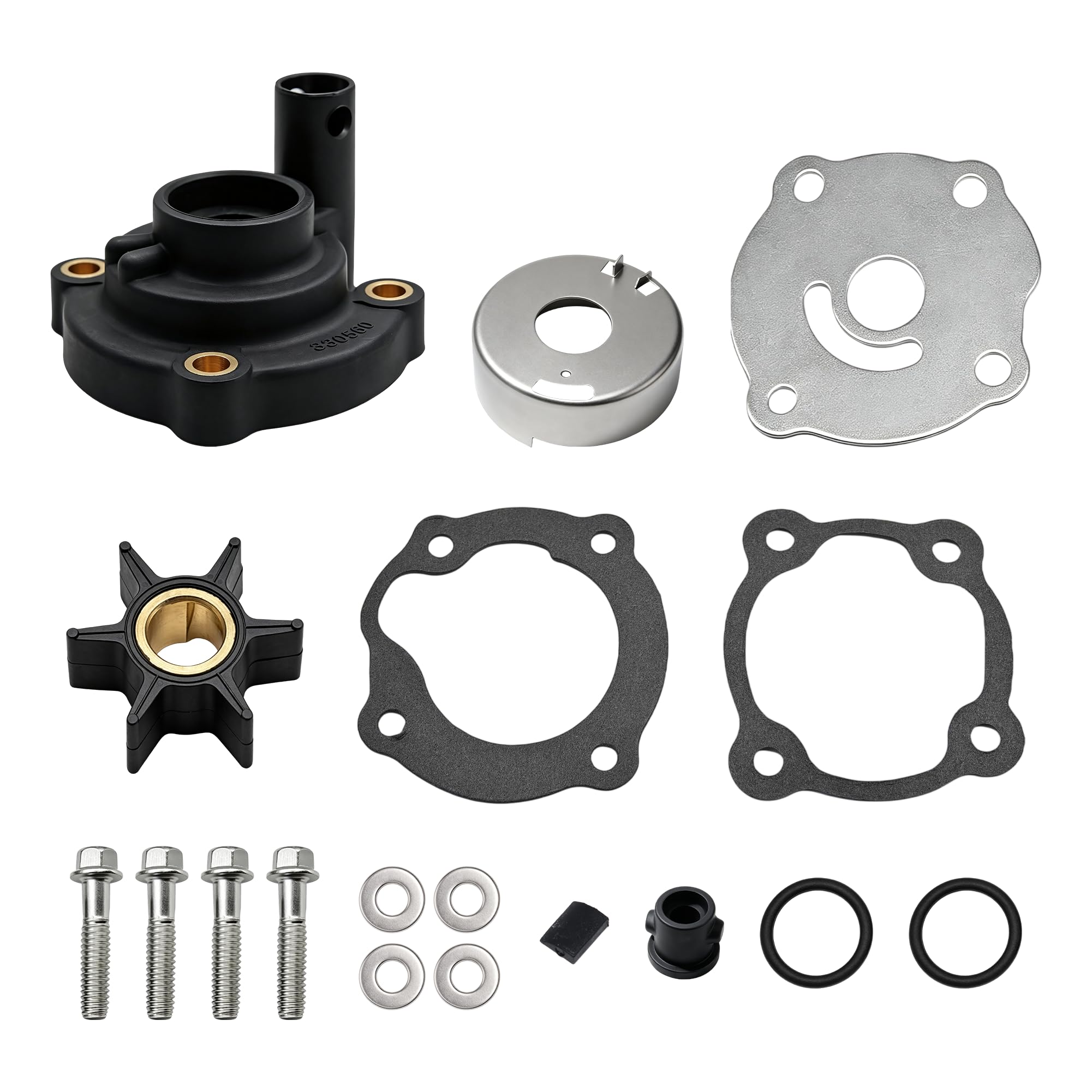 MARKGOO Water Pump Repair Kit 395270 for Johnson Evinrude Outboard 14-35 HP