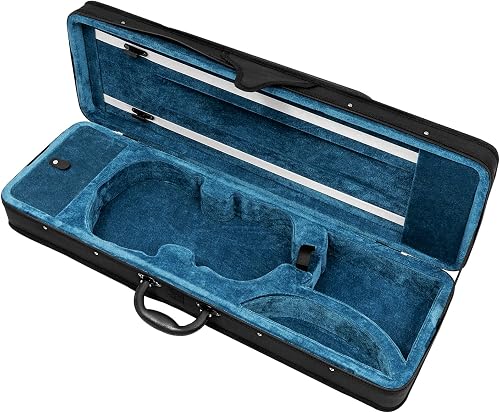 4/4 Geigenkoffer Koffer Violine Case Geigenkasten Violinenkoffer mit Rucksackriemen, 78 × 26 × 12,5cm - 9