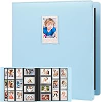 Vista 18 de Veicevol Álbum de Fotos de 360 Bolsillos para Cámara Fujifilm Instax Mini, Álbum para Foto Polaroid, Cubierta de Cuero, Álbum de Fotos para Cámara