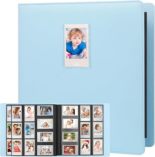 Álbum de fotos de 640 bolsillos para cámara Fujifilm Instax Mini, cubierta de cuero, álbum de fotos para cámara instantánea Instax Mini 12 11 9 40